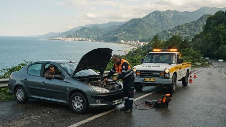 خدمات فوری امدادخودرو در نوشهر